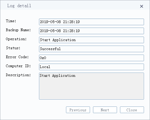 disk master logs