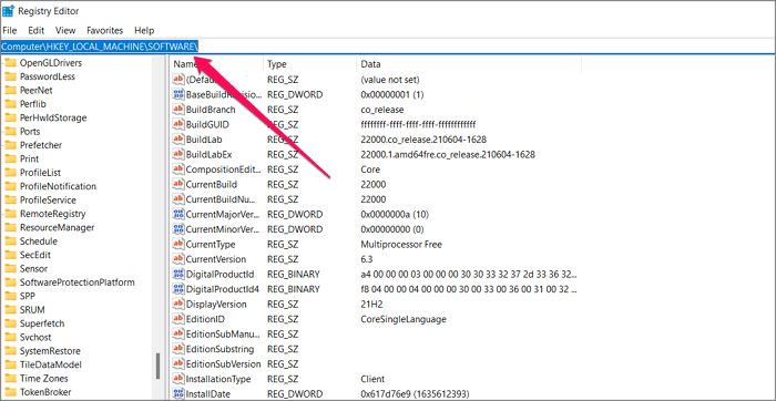 Find Visual Studio Product Key from Registry