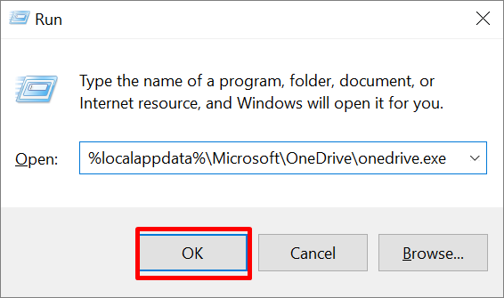 reset onedrive