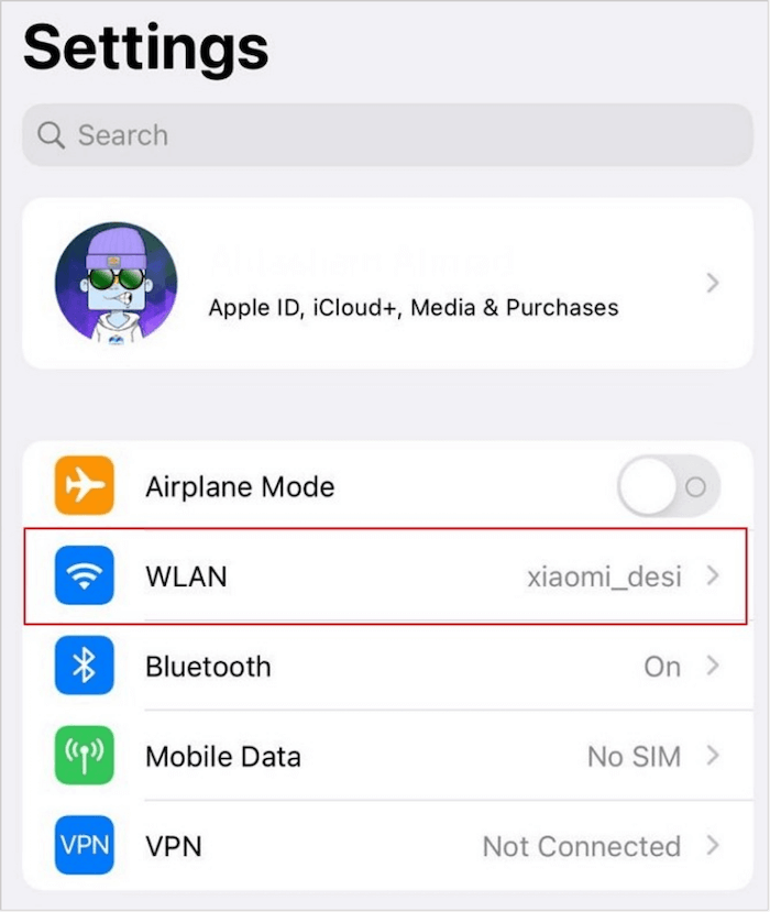 open wifi settings