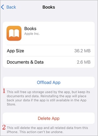 delete app cache