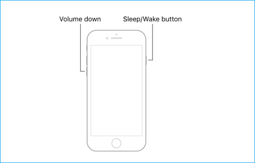 Force restart iPhone 7