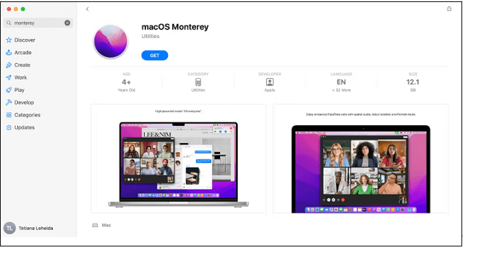 get macOS Monterey