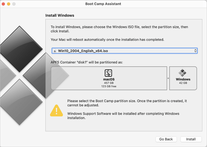 install Windows on Mac with Boot Camp - 2