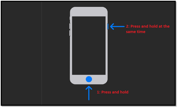 Accessing Recovery Mode in iPhone 6S or Earlier, Including iPhone SE (1st generation)