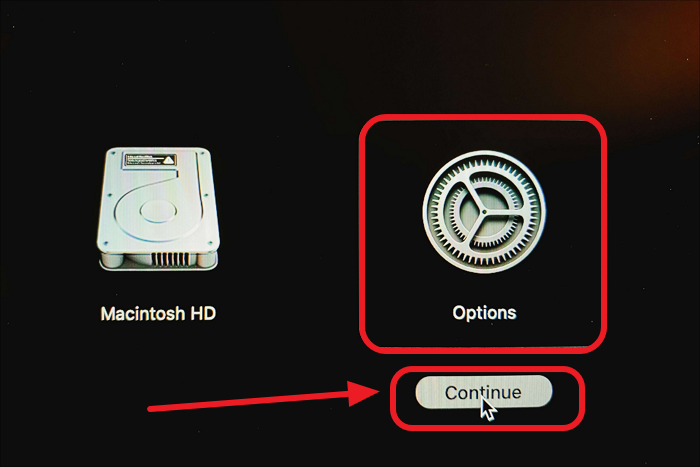 Mac Recovery Mode Startup Options