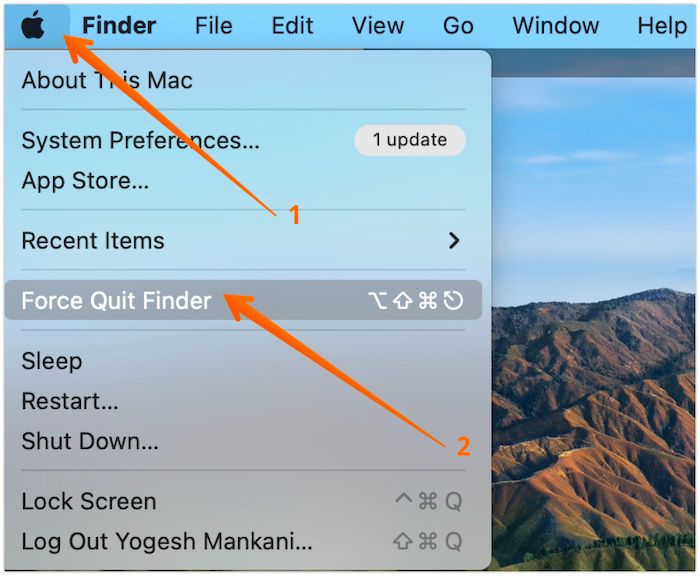 Force Quit on Mac