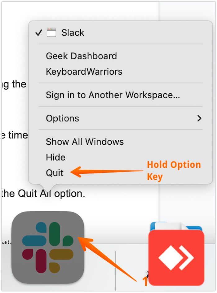 Force Quit Apps