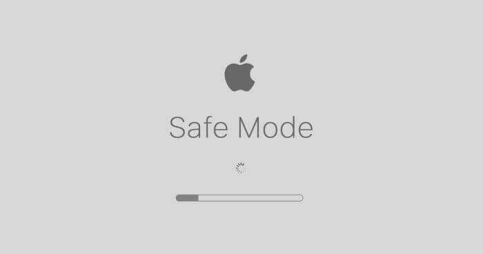 boot your Mac to safe mode