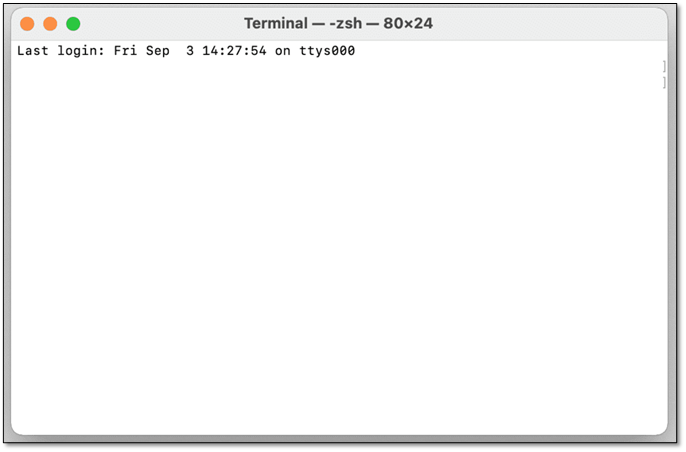 Open Terminal on Mac