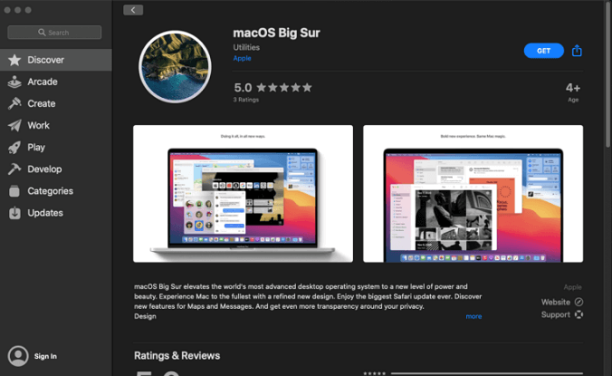 download macOS Big Sur