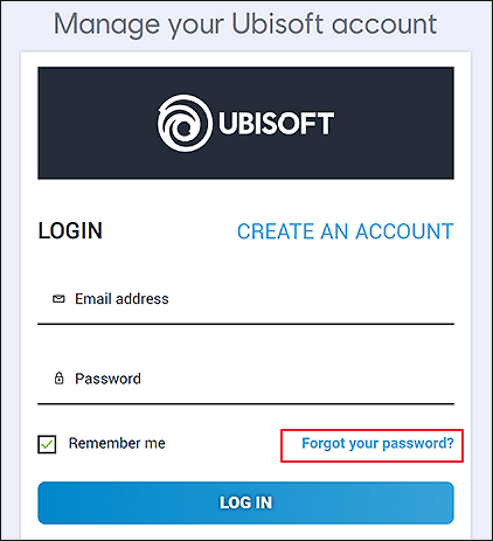 recover ubisoft account