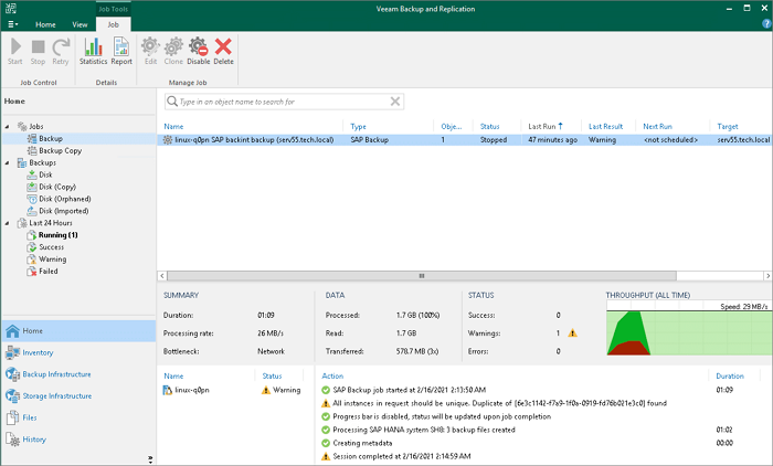 veeam backup and replication