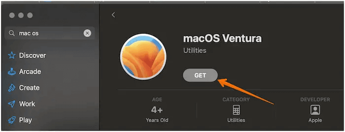 Download macOS Ventura or any available version