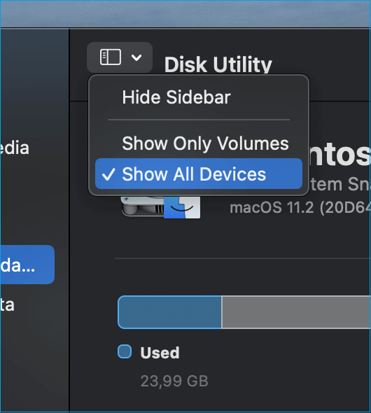 Right-click the folder and select Get Info.