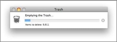 delete the locked files in Trash