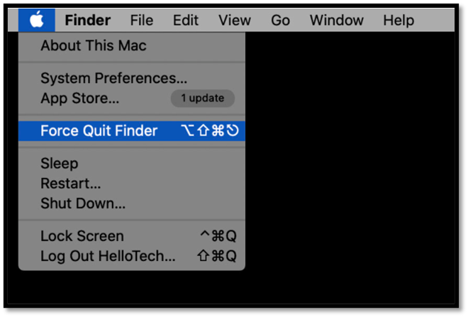 Force Quit Mac App