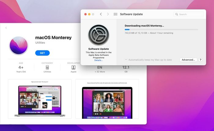 Install macOS Monterey