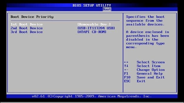 enable boot Mac from USB in BIOS