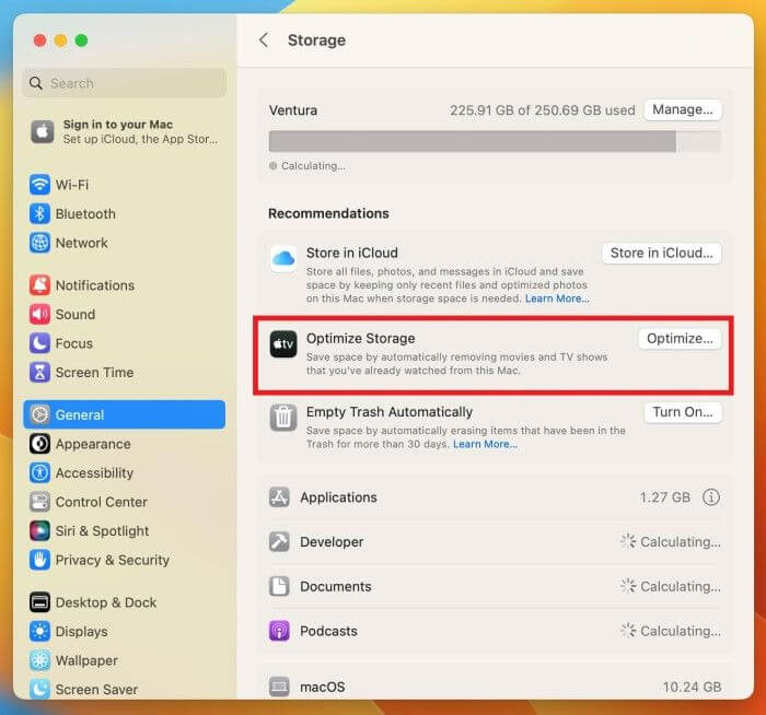 delete junk files on Mac