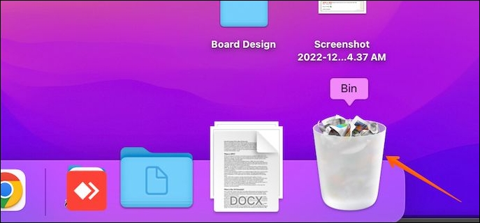 Open Bin in Mac