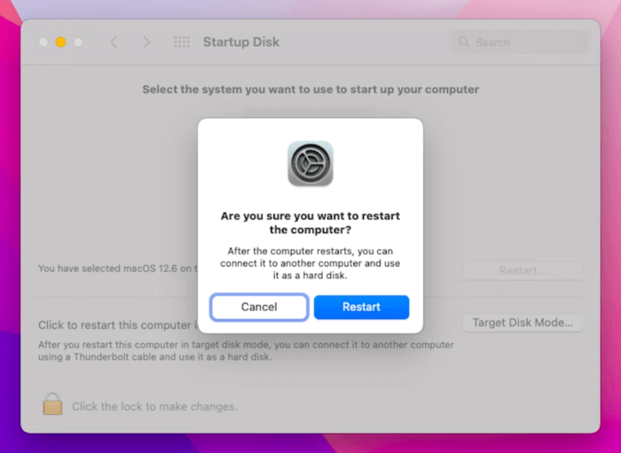 restart your Mac