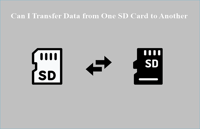 can i transfer data from one sd card to another