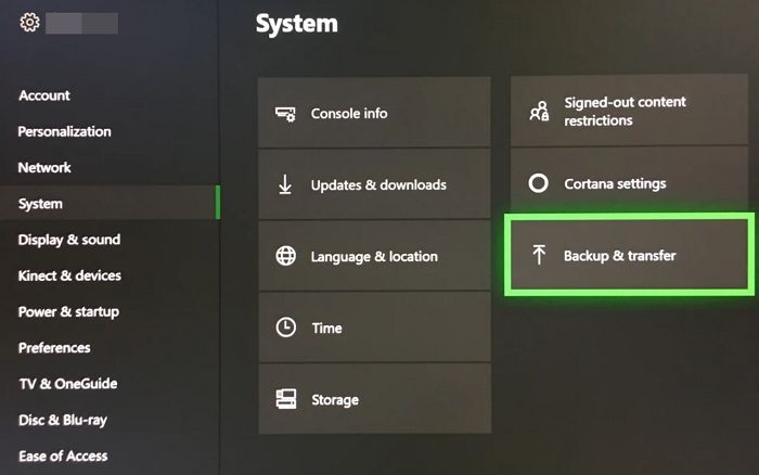 Backup & Transfer Xbox Series X