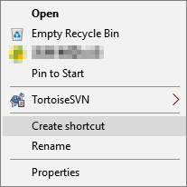 click on Empty Recycle Bin