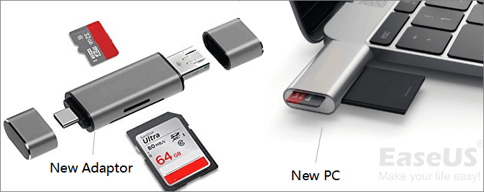 connect sd card adapter