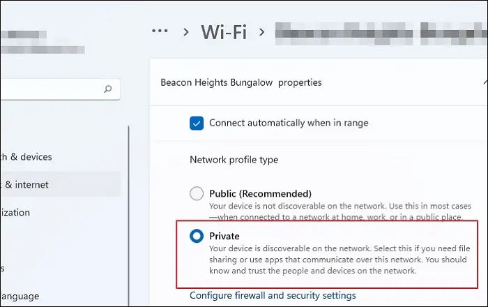 Enable Auto detection of available Wifi