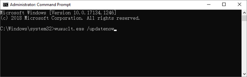 force update Windows 10 CMD