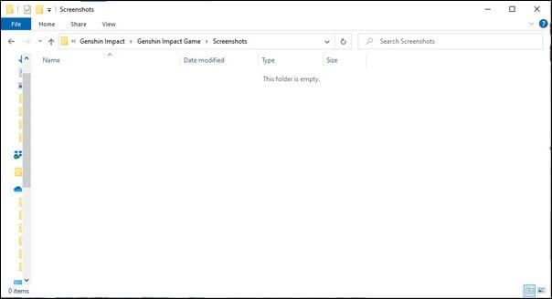 Genshin Impact Screenshot Folder Missing