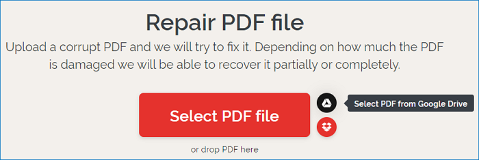 Repair PDF online