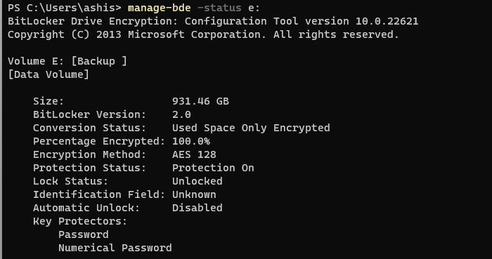 Manage-bde Command