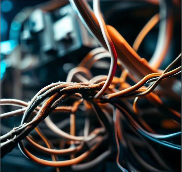 loose cables and connections