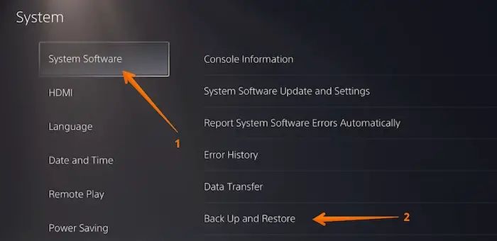 Backup Restore Play Station Data