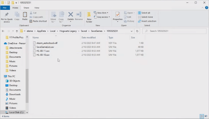 how to recover lost Hogwarts Legacy data from local drive -2