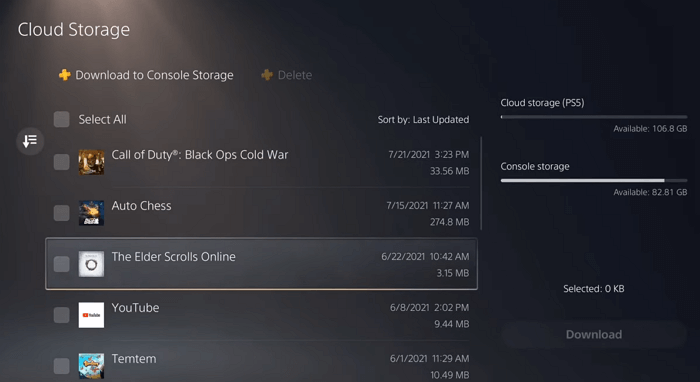 how to recover Stray game data from PS4/PS5