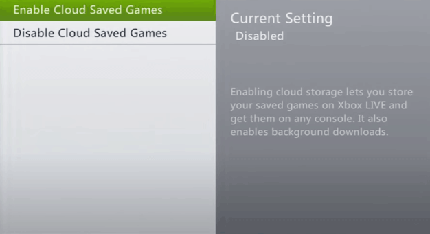 set up Xbox cloud save - 2