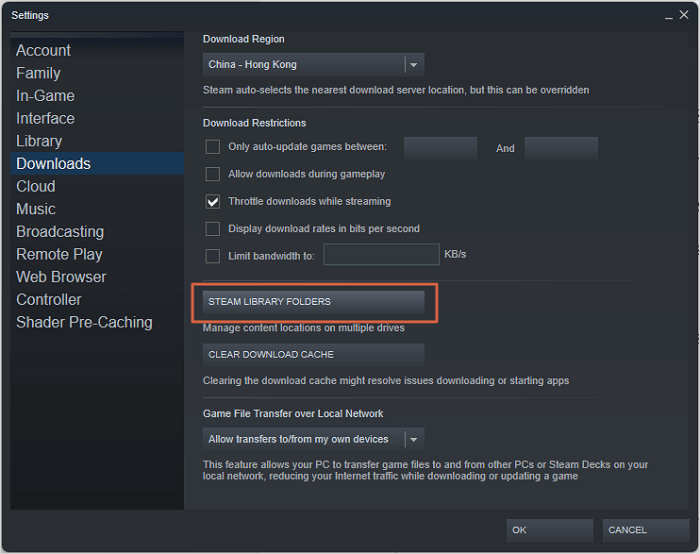 Steam Library Folders