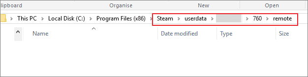 Windows 10 steam screenshot folder location