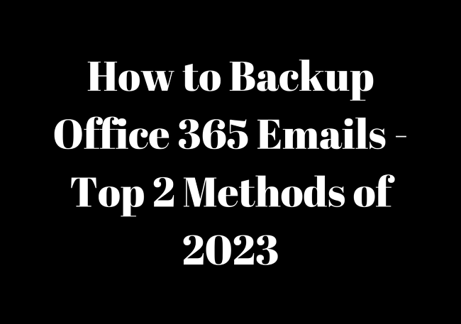 backup emails