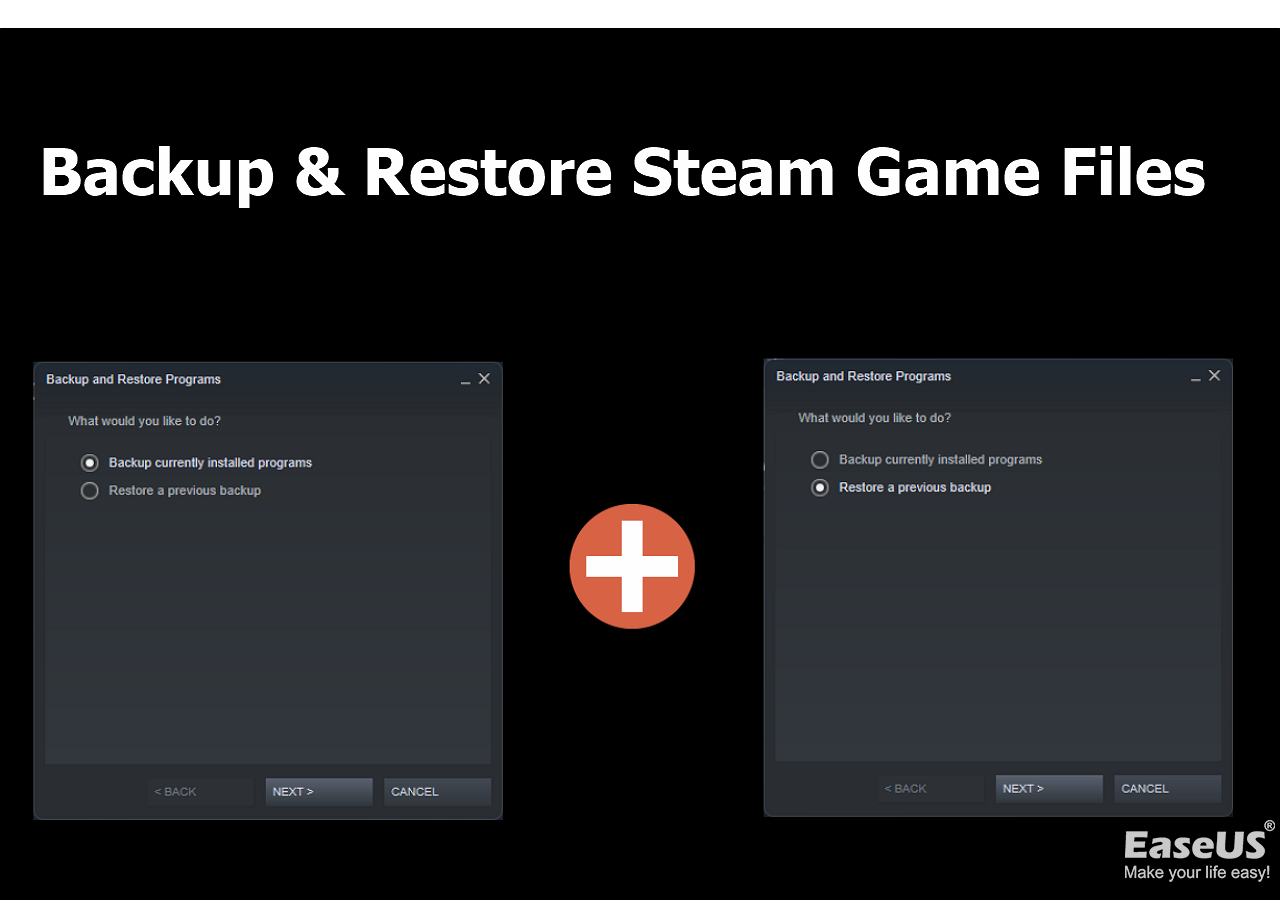 backup and restore steam game file