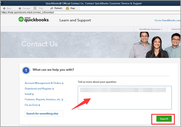 Contact QuickBooks Help - 3