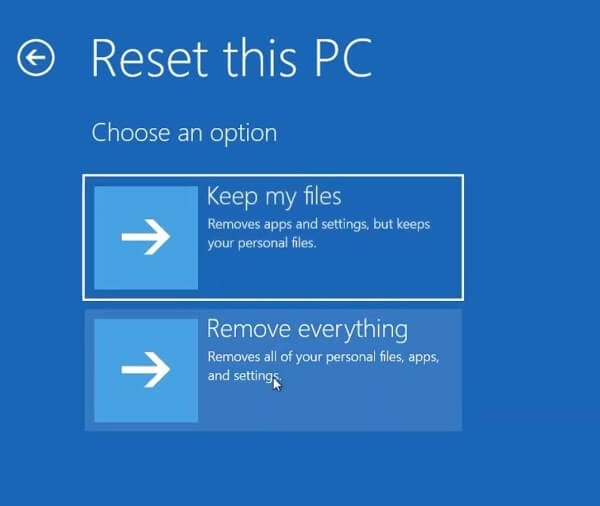 reset dell laptop