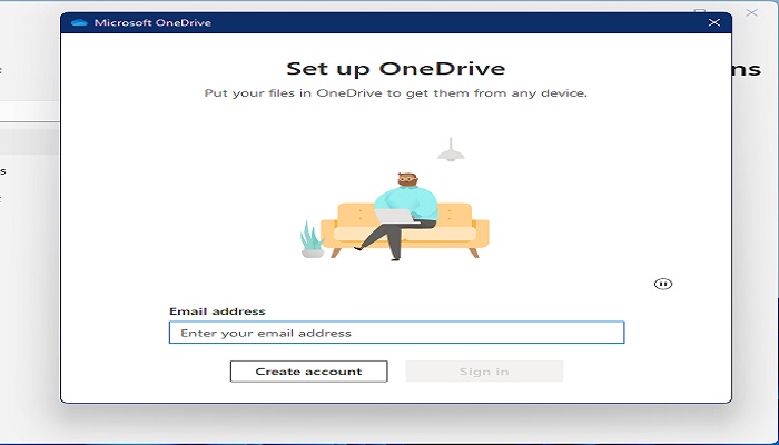 sign in onedrive