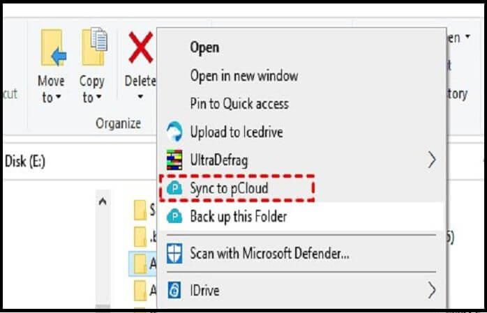 sync to pcloud