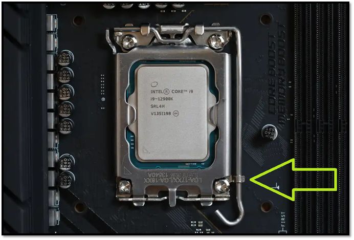 Place the socket back on your CPU