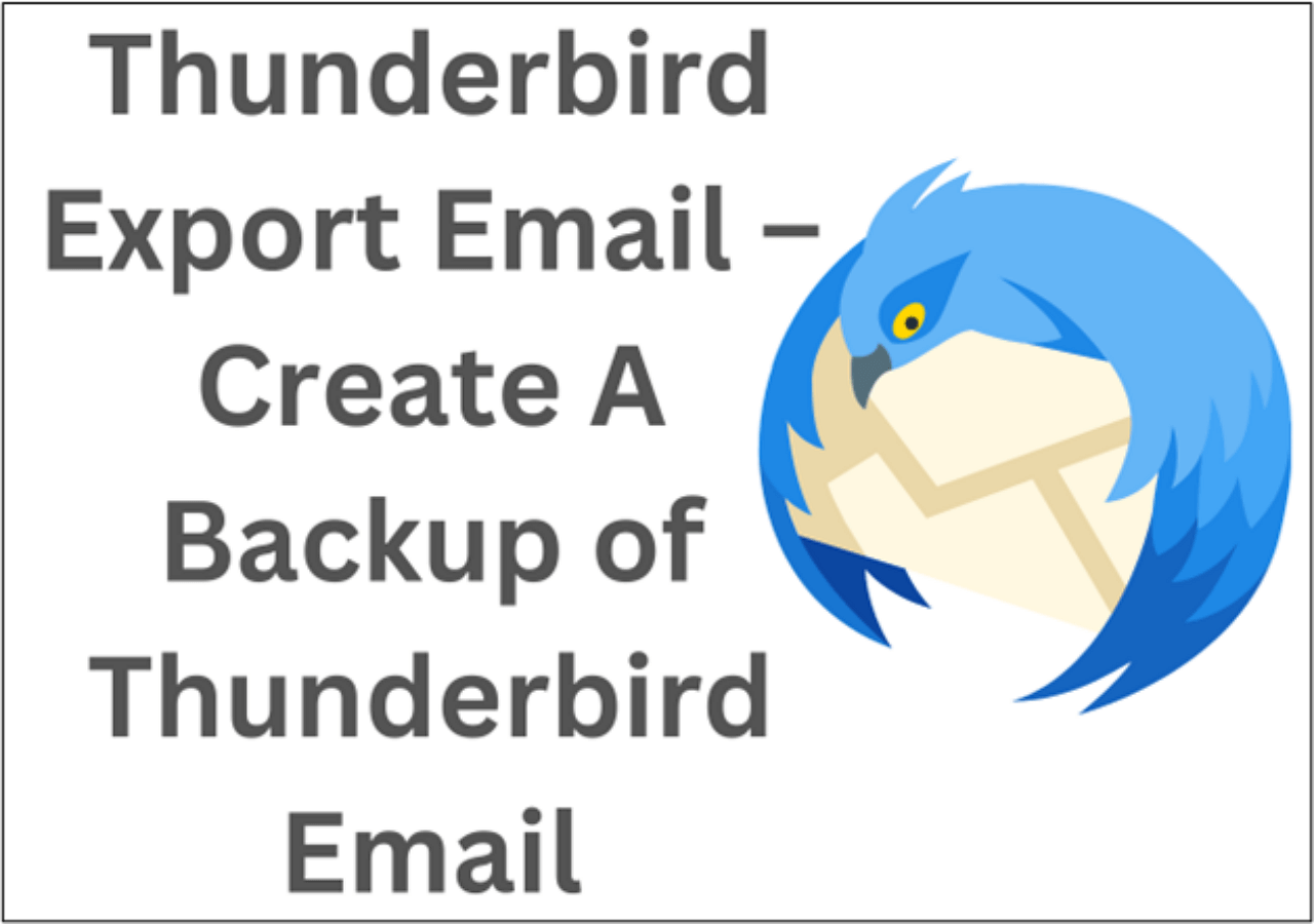 thunderbird export emails